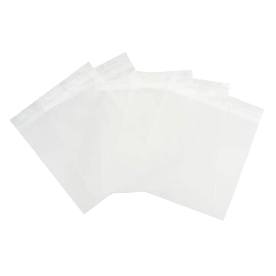5.5" Clear Self-Seal Bags, 100ct. by Makery™